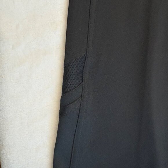 Fila Sport Black Athletic Pants Size L With Mesh Accents & Stretch Fabric - Picture 6 of 9